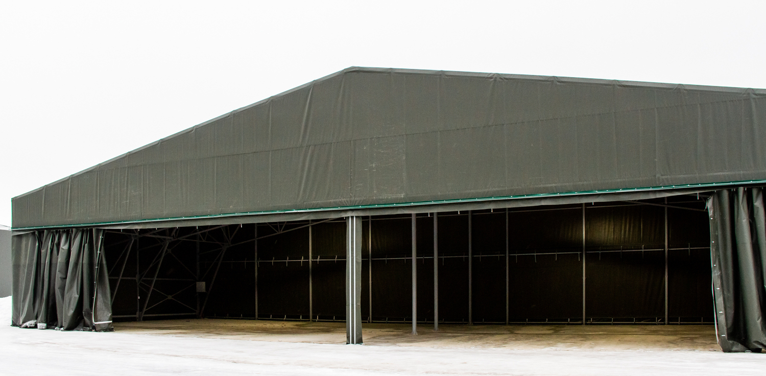 Базирование самолетов и вертолётов в холодном ангаре (месяц)